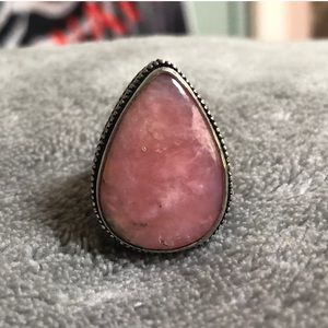 Pink Rhodochrosite Ring 8